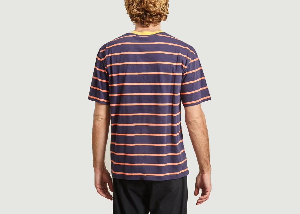 L'exception T Shirt Rayé Oversize Bleu Marine Band Of Outsiders