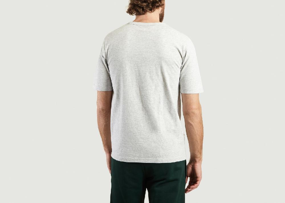 L'exception T Shirt Rick Oversize Logo Champion X Wood Wood Gris Champion