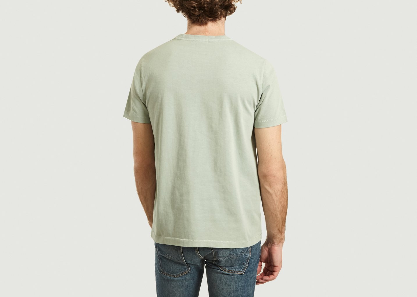 L'exception T Shirt Roy Enfant En Coton Bio Menthe Nudie Jeans