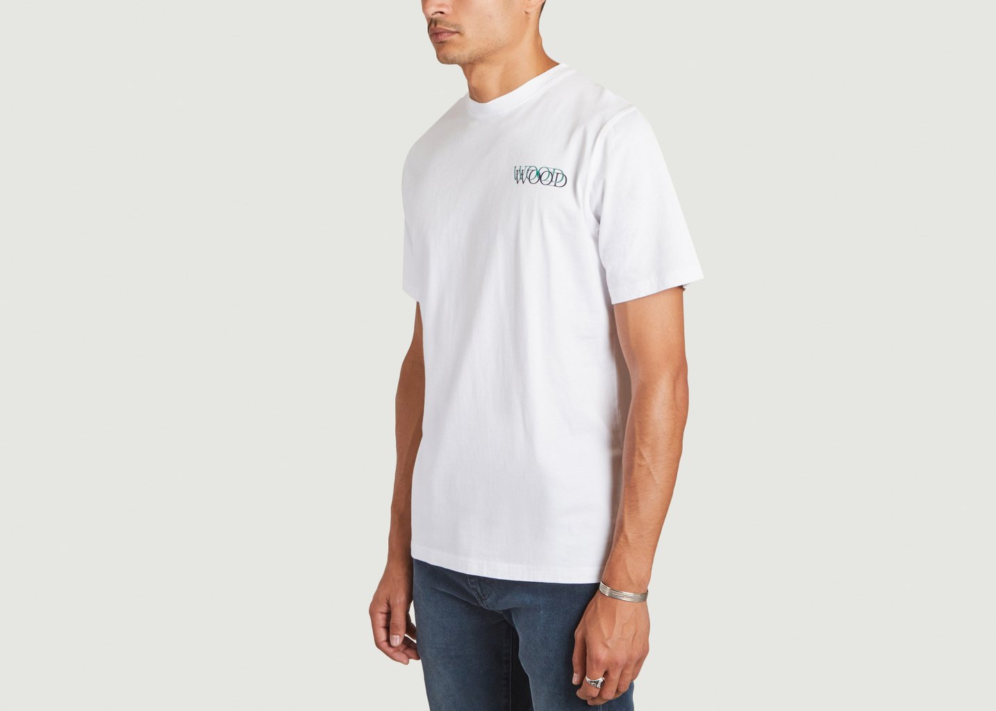 L'exception T Shirt Sami Graphique Logo Blanc Wood Wood
