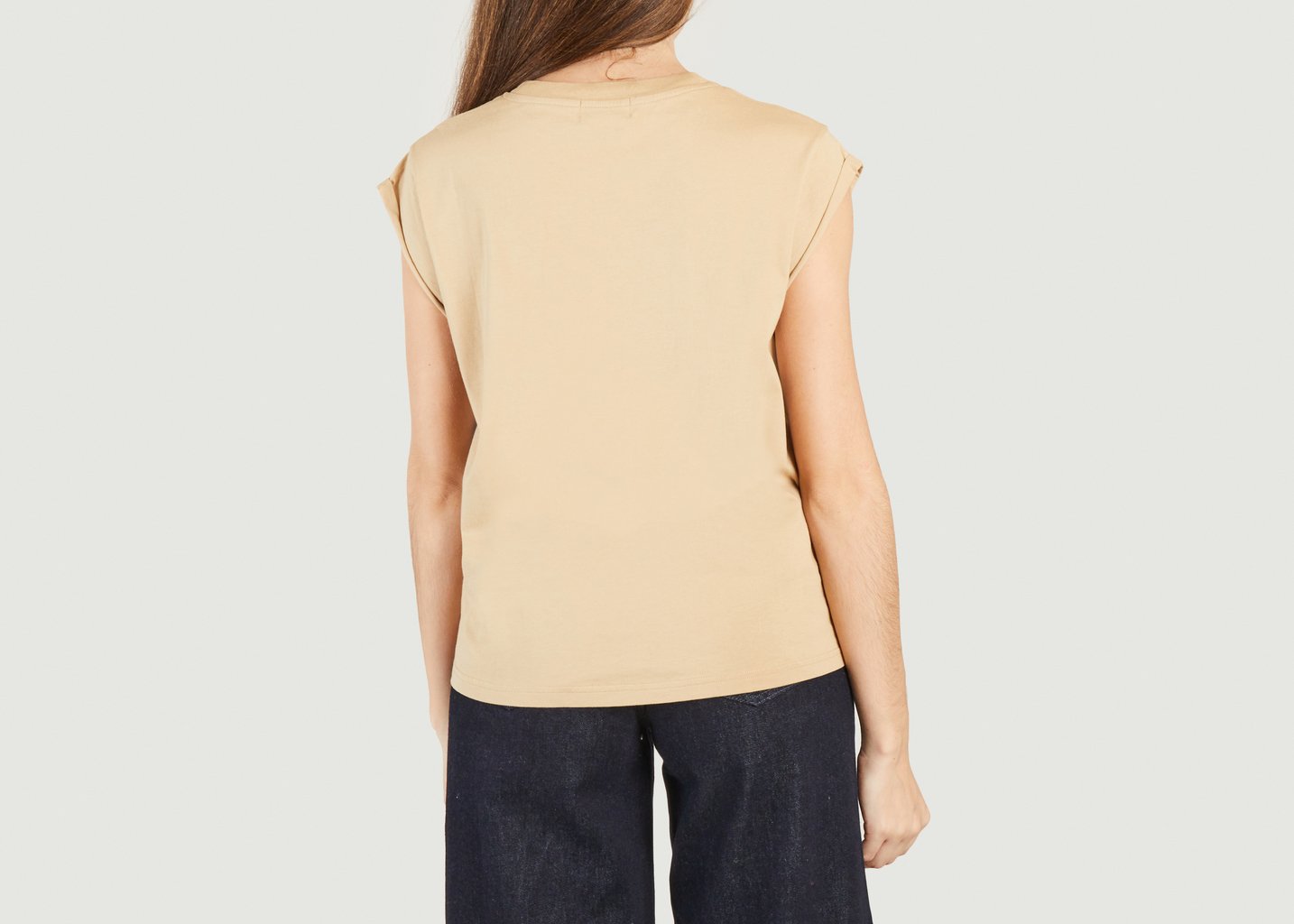 L'exception T Shirt Sedaine Hello Beige Maison Labiche