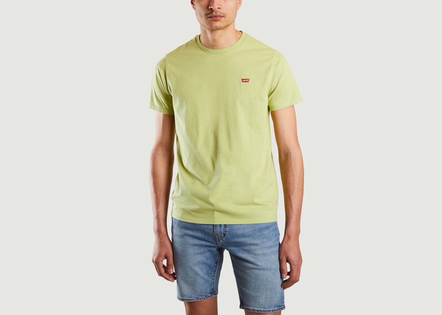 l'exception T shirt siglé Original Menthe Levi's Red Tab