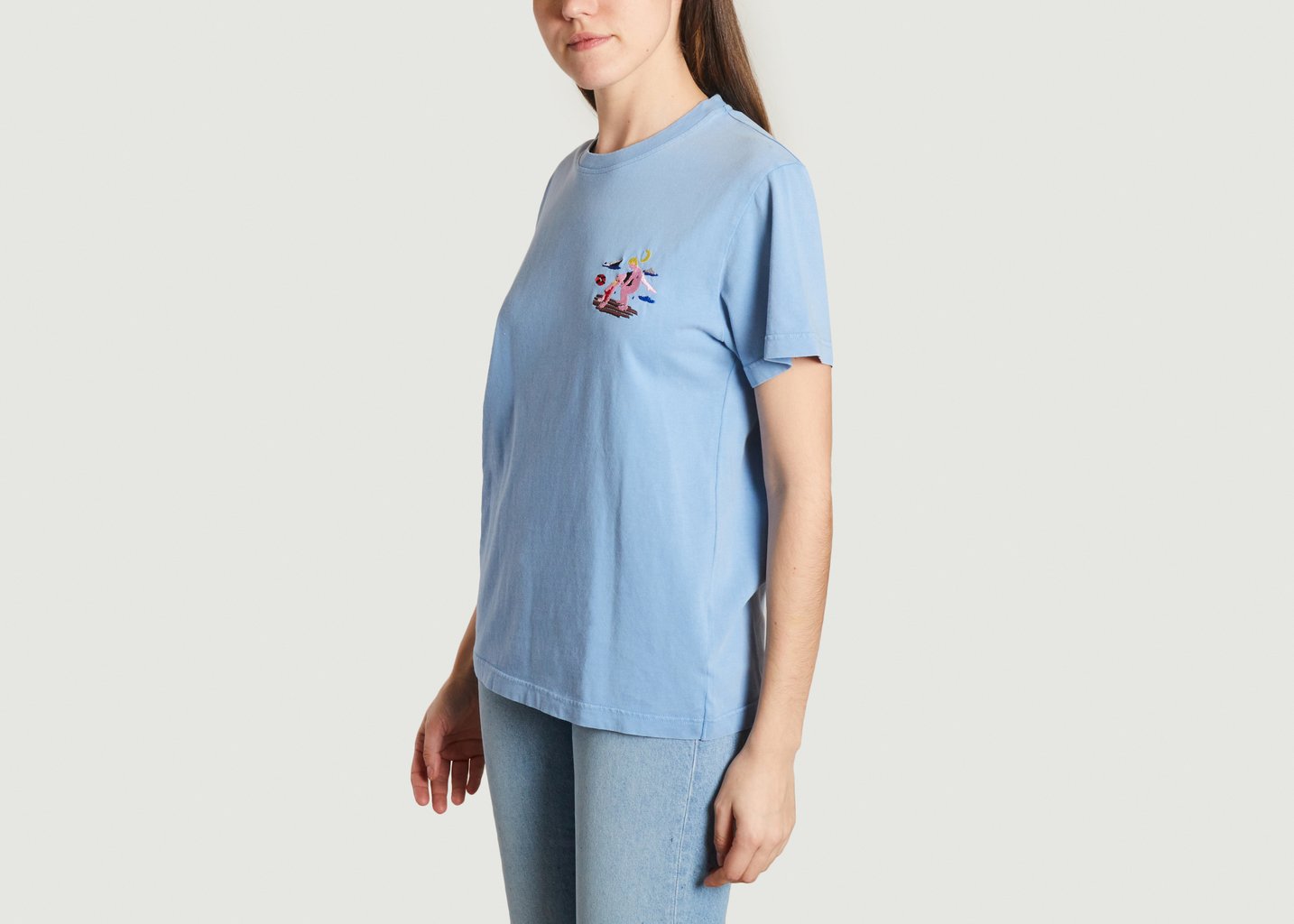 L'exception T Shirt Sinking Deep Bleu Carne Bollente