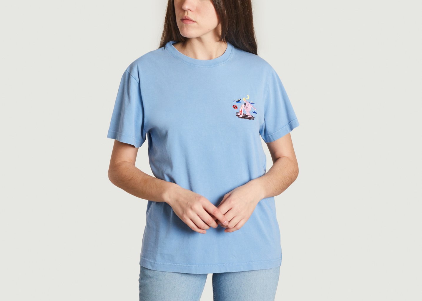 l'exception T shirt Sinking Deep Bleu Carne Bollente