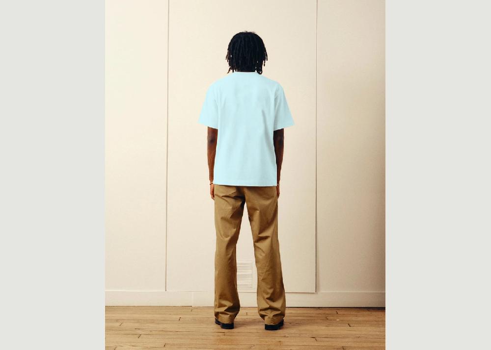 L'exception T Shirt Smocking Kills Bleu Clair Verlan