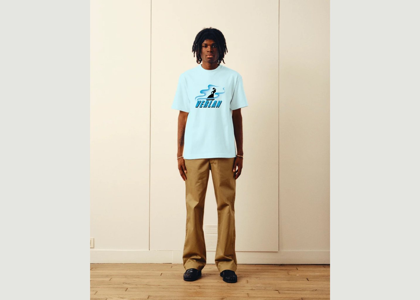 l'exception T shirt Smocking Kills Bleu Clair Verlan