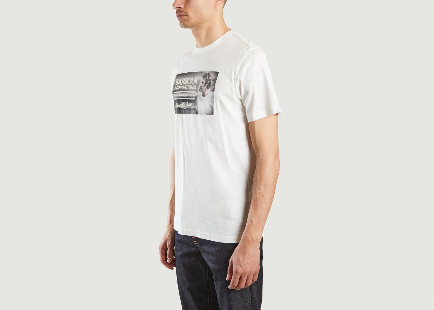 L'exception T Shirt Smq Legend Blanc Barbour International