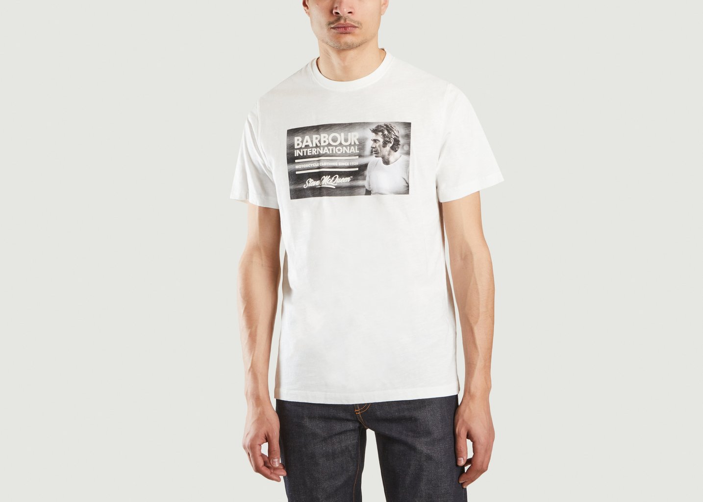 l'exception T shirt Smq Legend Blanc Barbour International