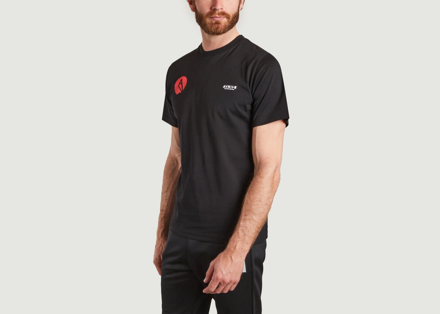 L'exception T Shirt Source Black Shadow Noir AVNIER