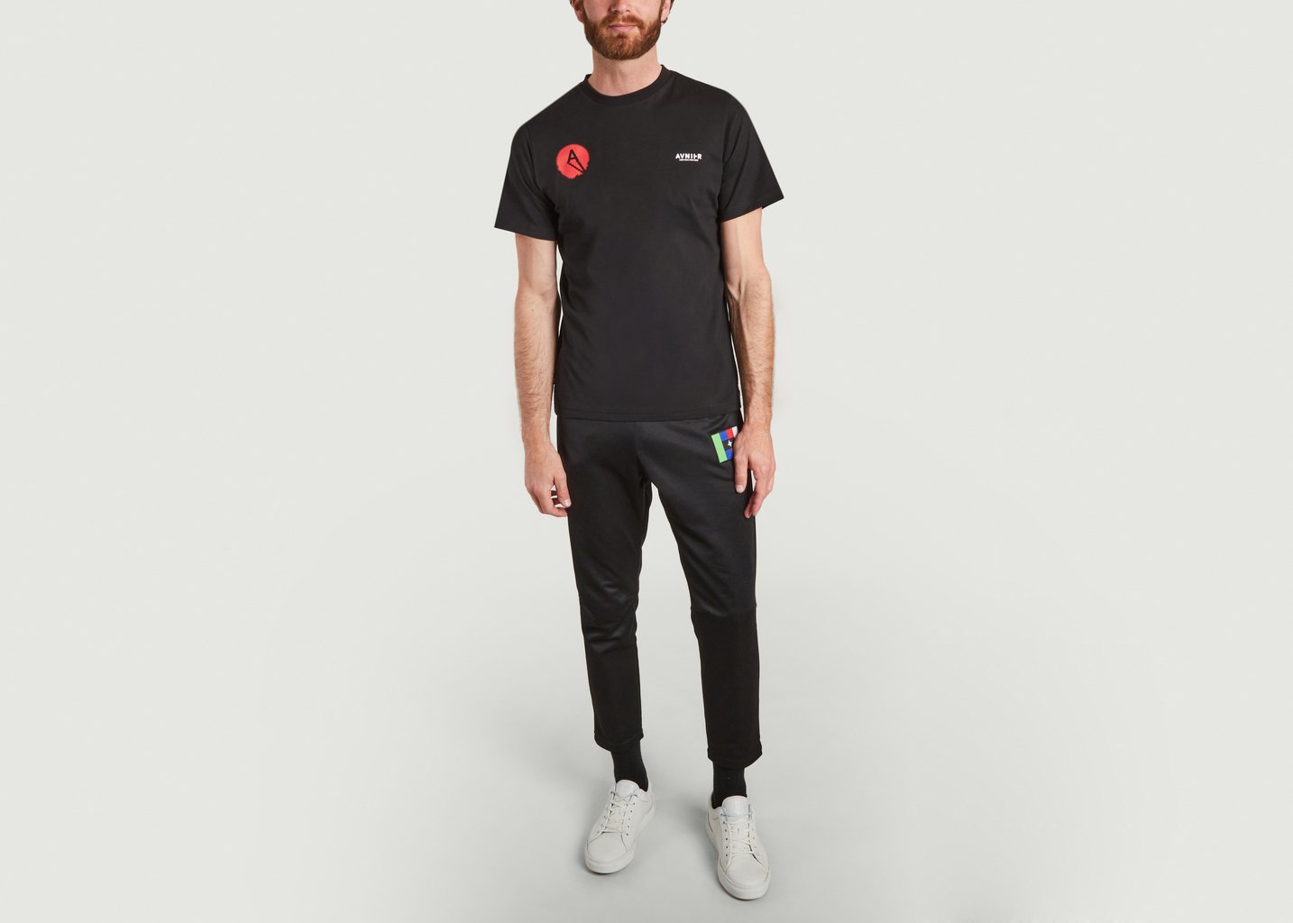 L'exception T Shirt Source Black Shadow Noir AVNIER
