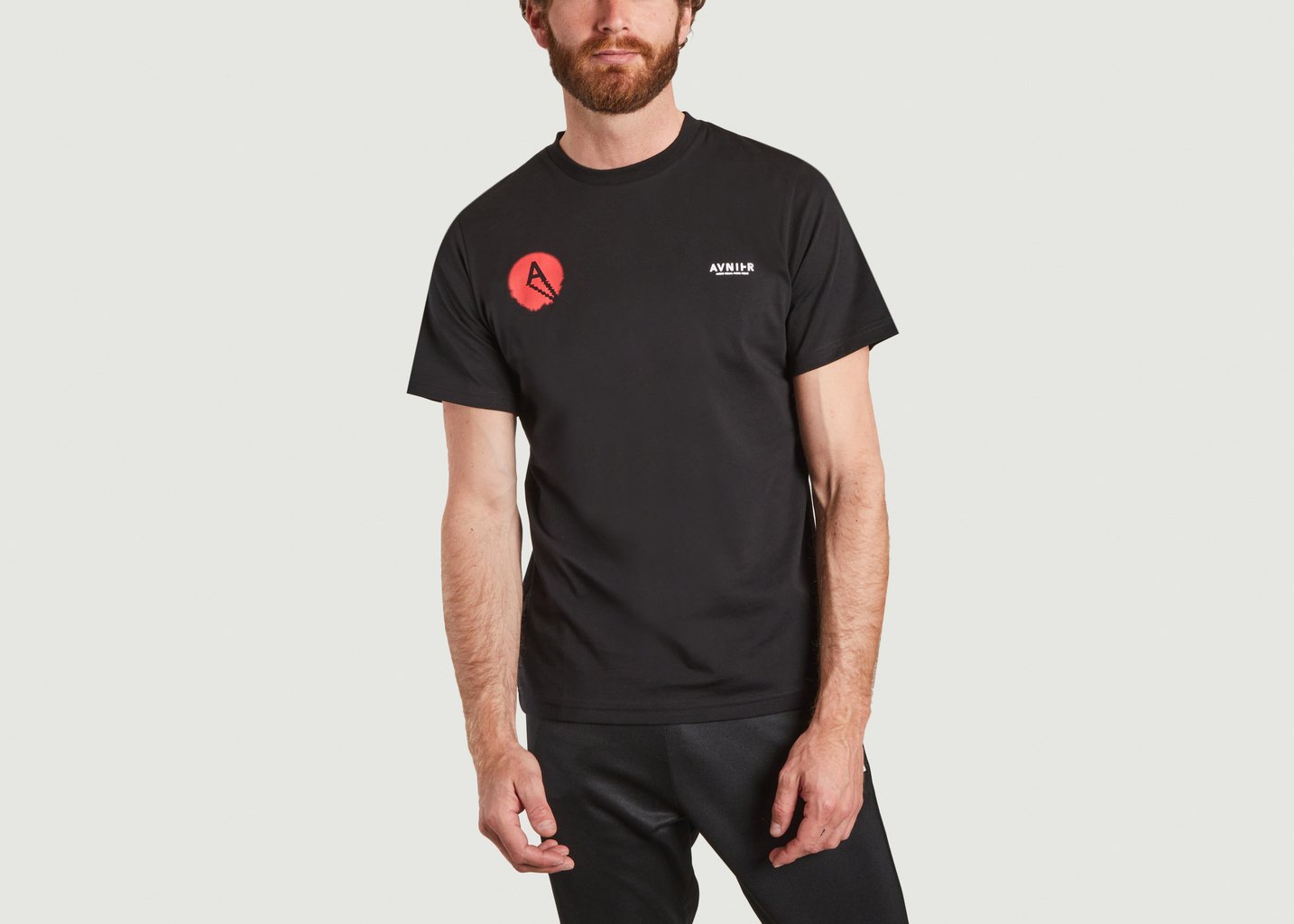 L'exception T Shirt Source Black Shadow Noir AVNIER