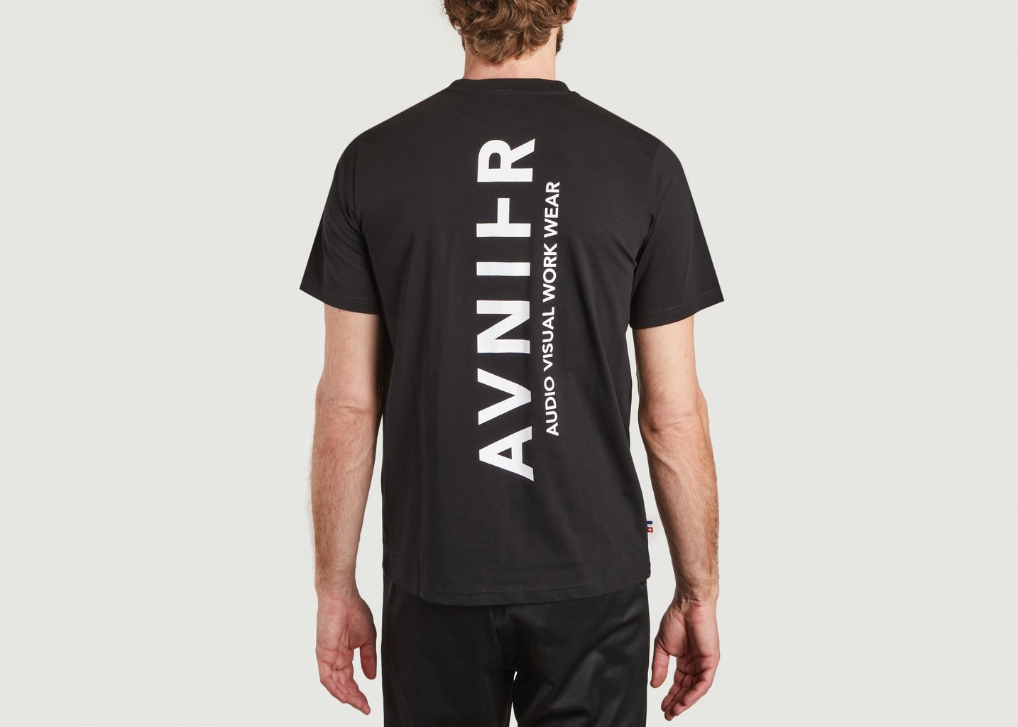 L'exception T Shirt Source Black Vertical V2 Noir AVNIER