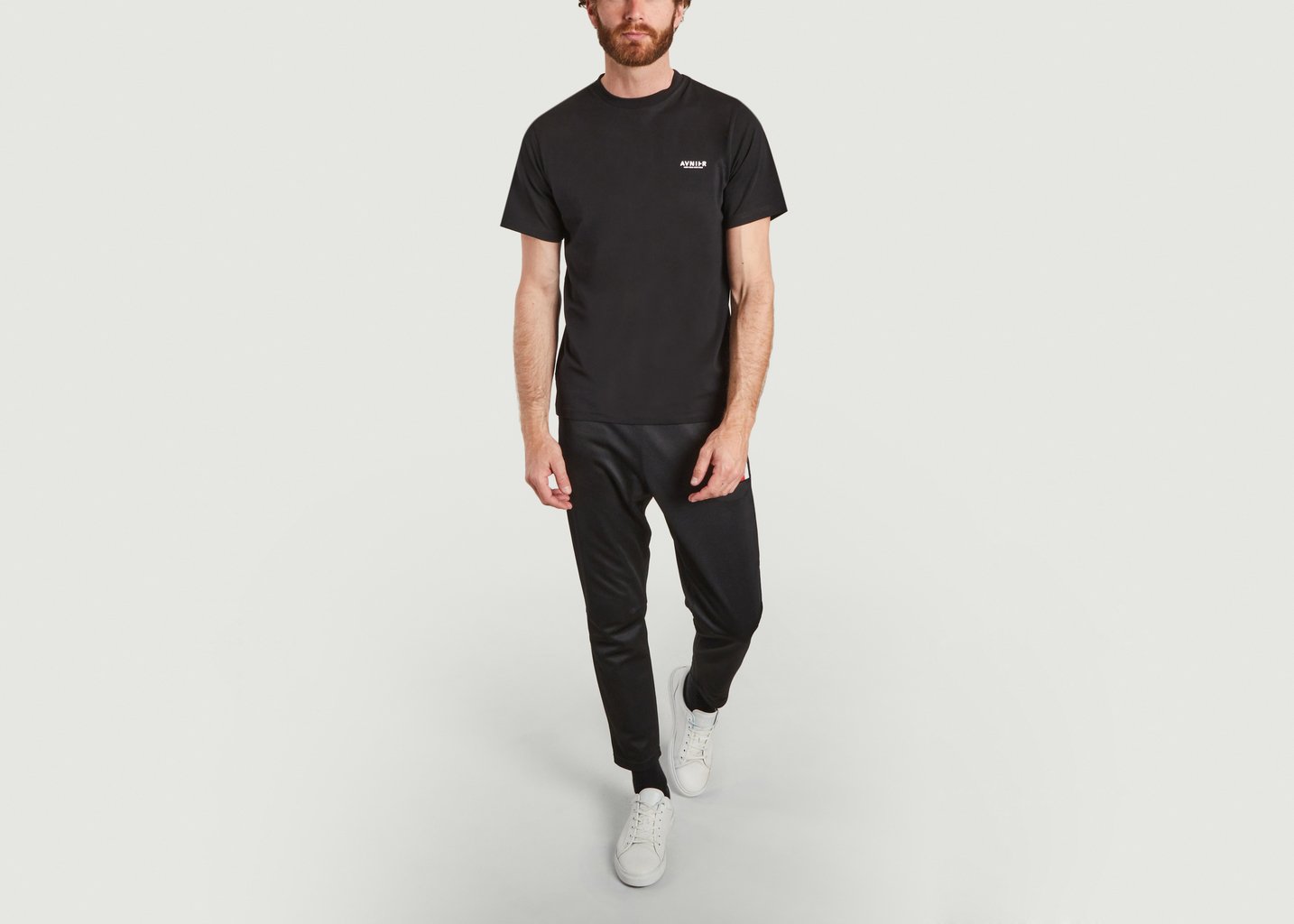 L'exception T Shirt Source Black Vertical V2 Noir AVNIER