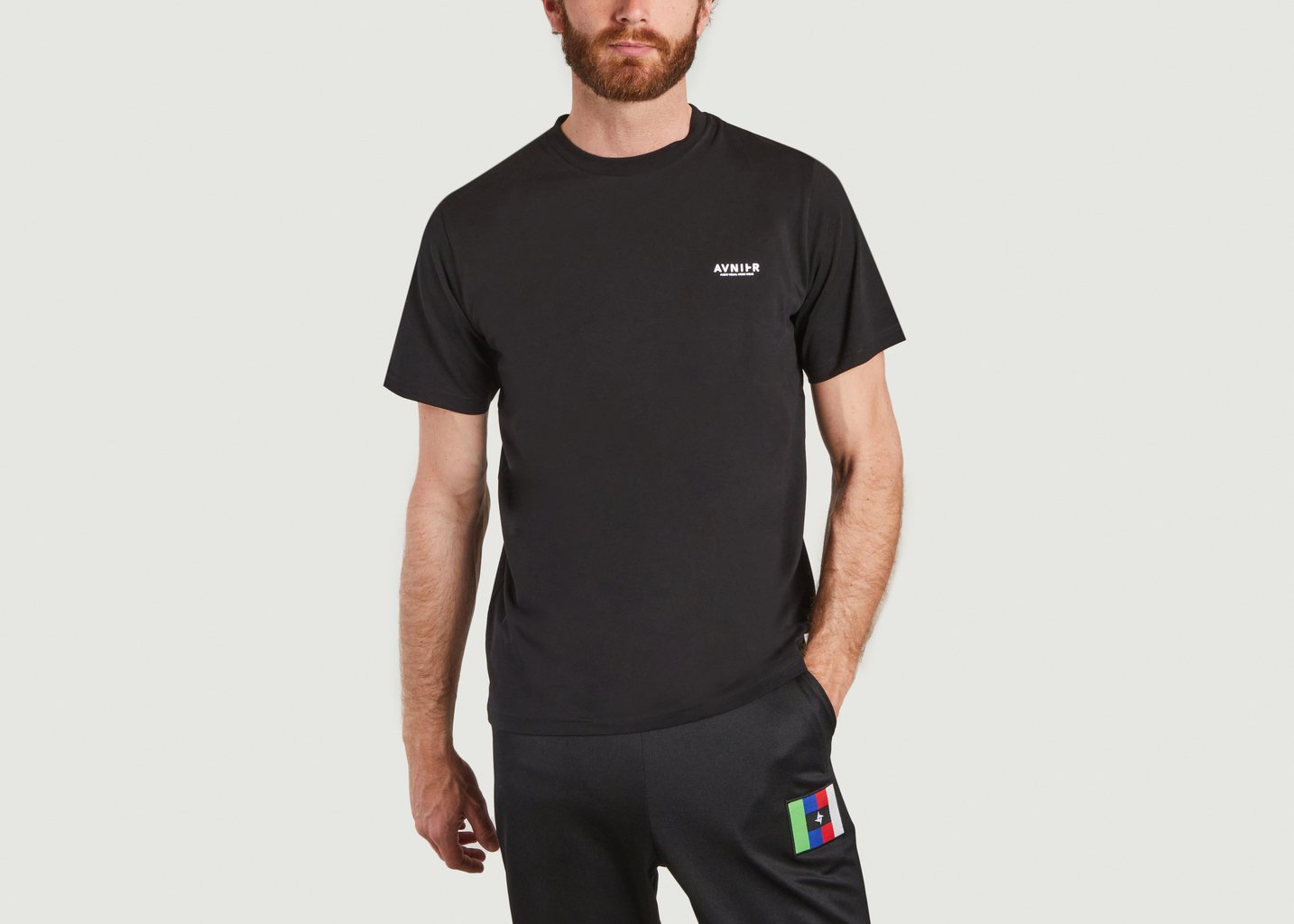 l'exception T Shirt Source Black Vertical V2 Noir AVNIER