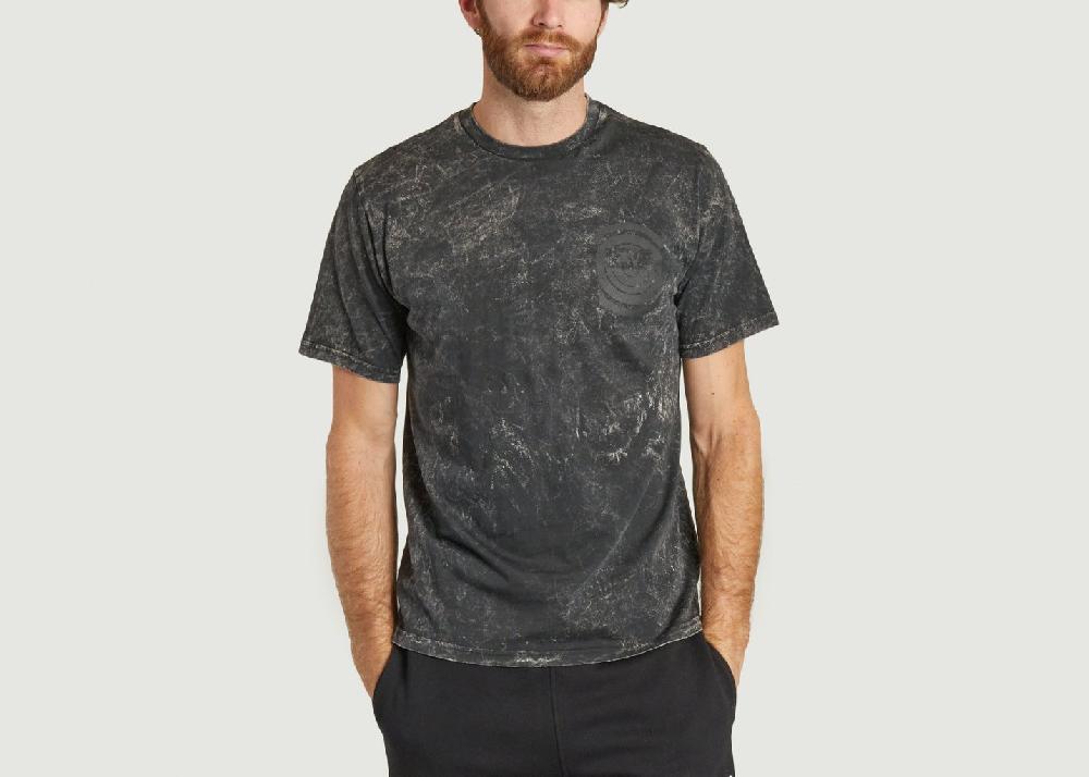 L'exception T Shirt Source Sky Wash Radiowave Noir AVNIER