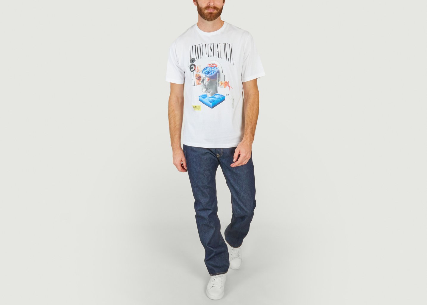 L'exception T Shirt Source White Emotion V2 Blanc AVNIER