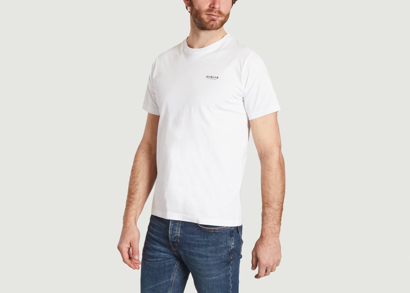 L'exception T Shirt Source White Vertical V2 Blanc AVNIER