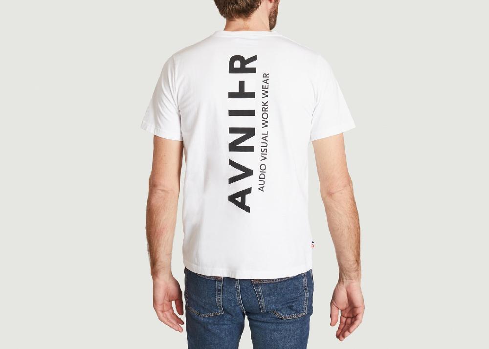 L'exception T Shirt Source White Vertical V2 Blanc AVNIER