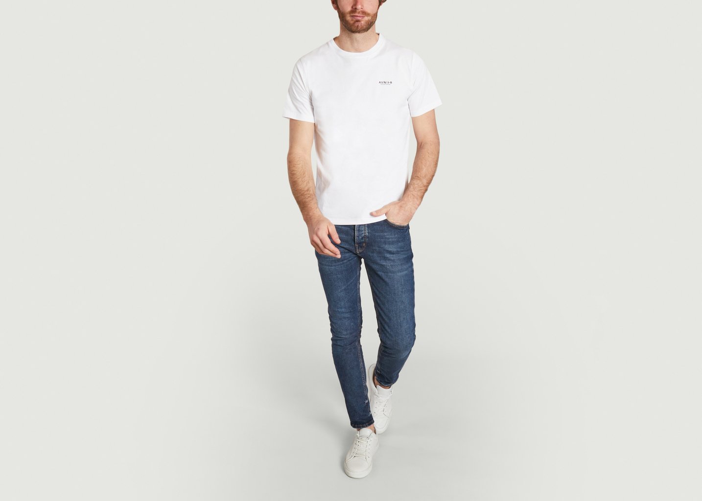 L'exception T Shirt Source White Vertical V2 Blanc AVNIER
