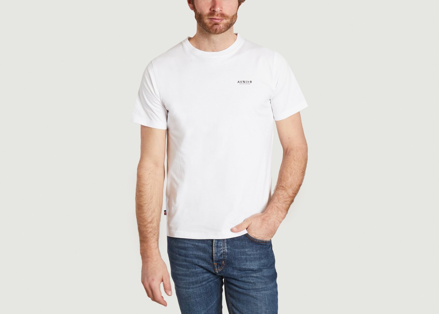 l'exception T Shirt Source White Vertical V2 Blanc AVNIER