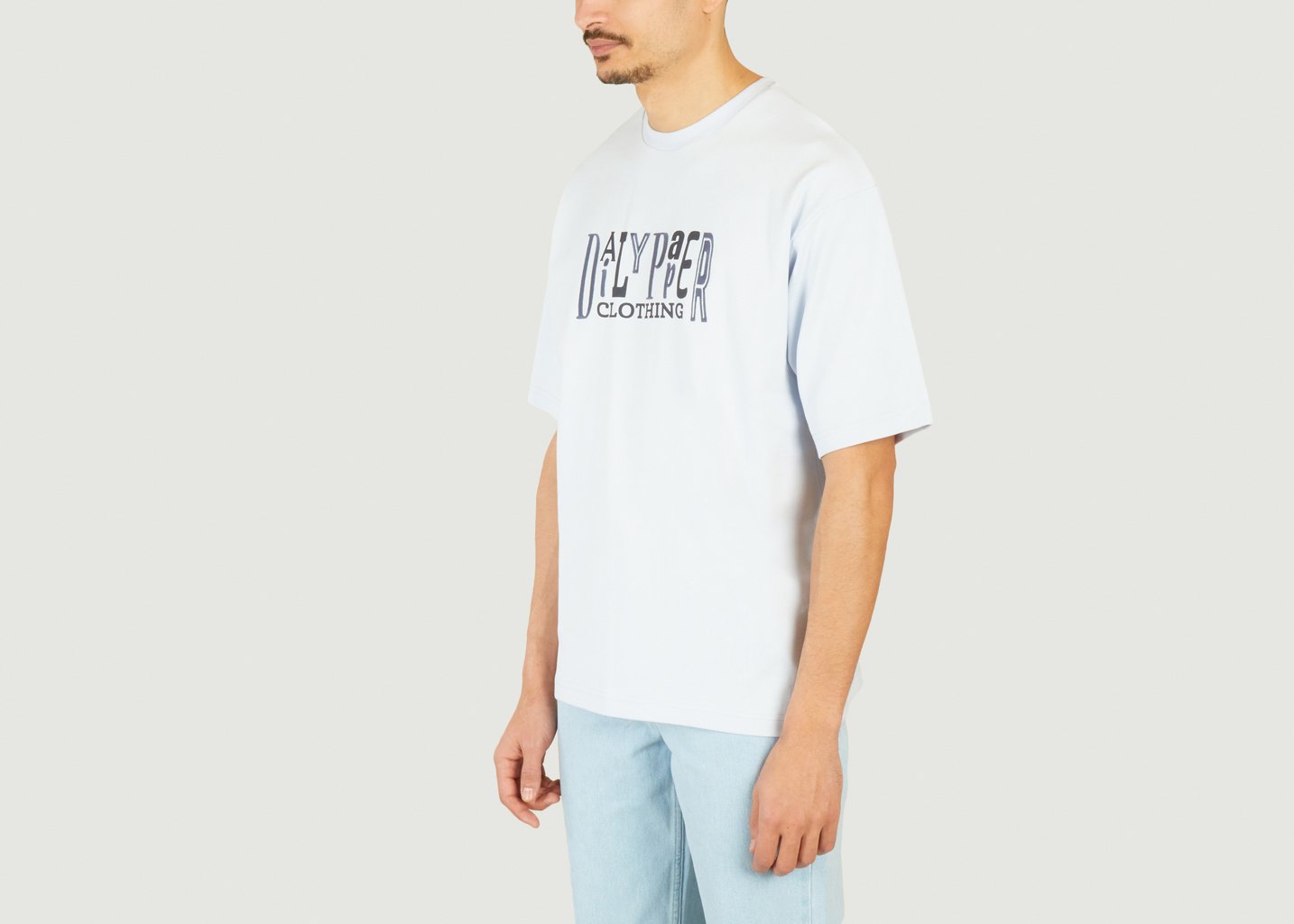 L'exception T Shirt United Type Boxy Bleu Clair Daily Paper