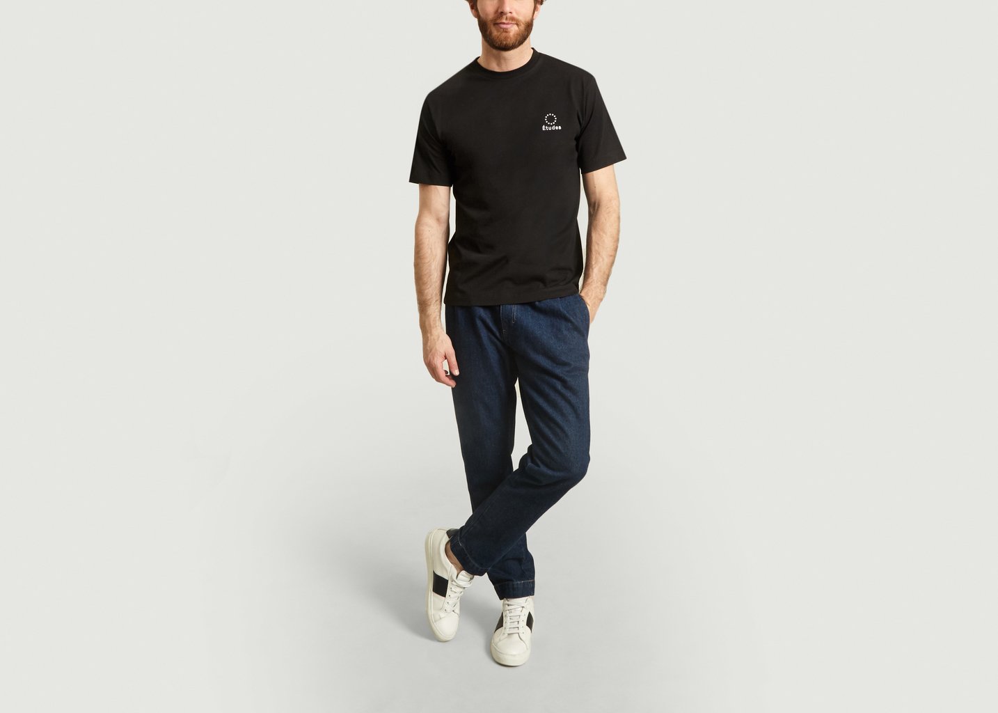 L'exception T Shirt Wonder Imprimé Logo Noir Etudes Studio