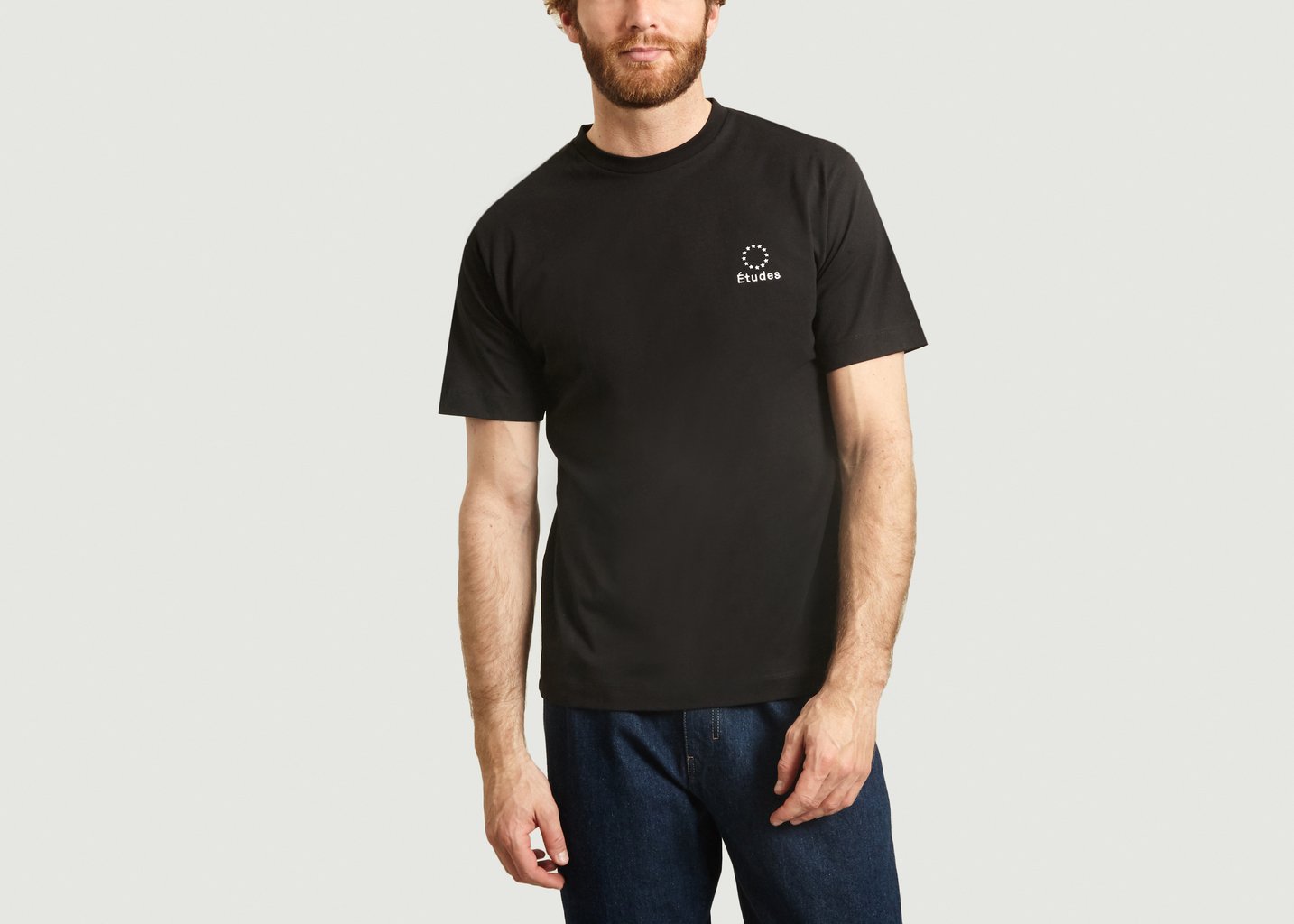 l'exception T shirt Wonder imprimé logo Noir Etudes Studio