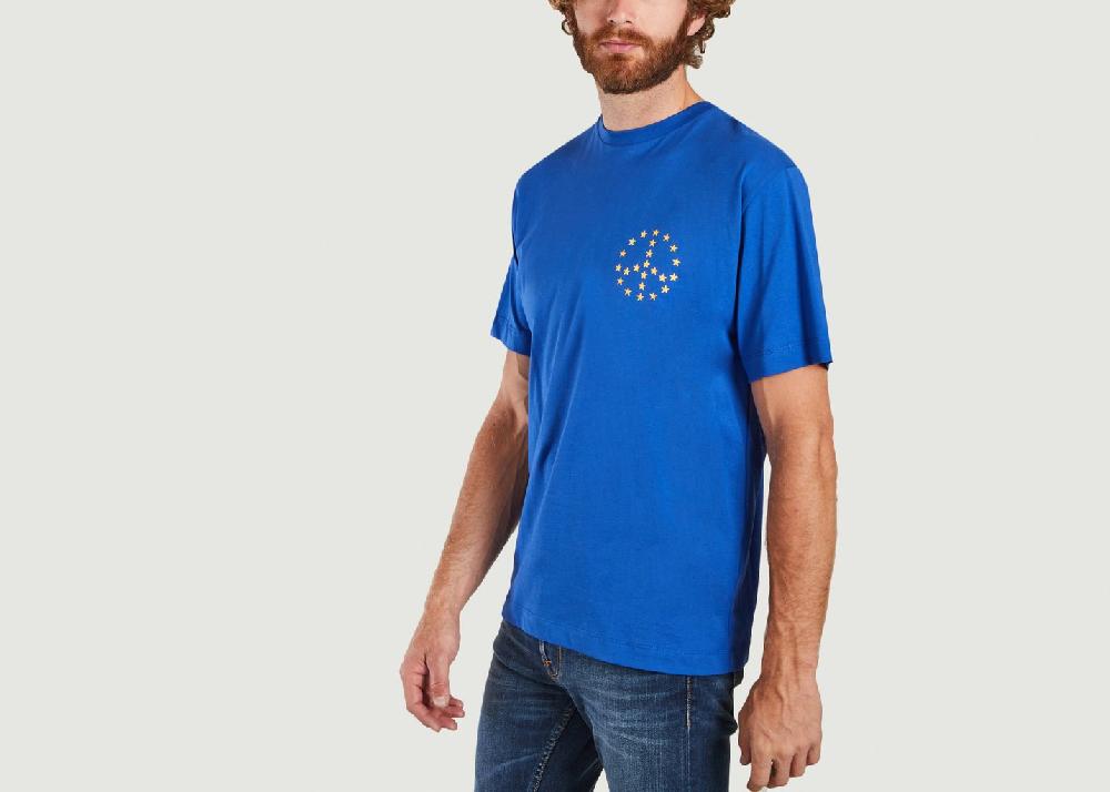 L'exception T Shirt Wonder Peace Bleu Etudes Studio