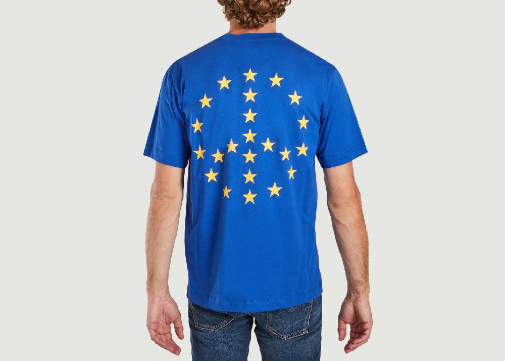 L'exception T Shirt Wonder Peace Bleu Etudes Studio