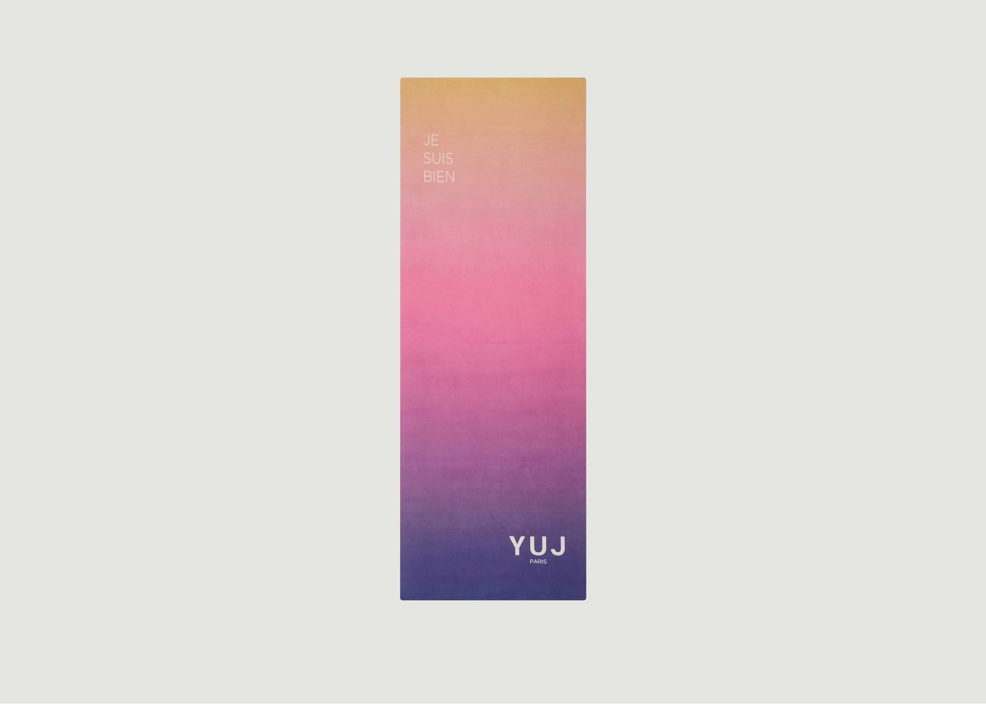 l'exception Tapis de yoga avec lettrage imprimé Gradient Rose YUJ Paris