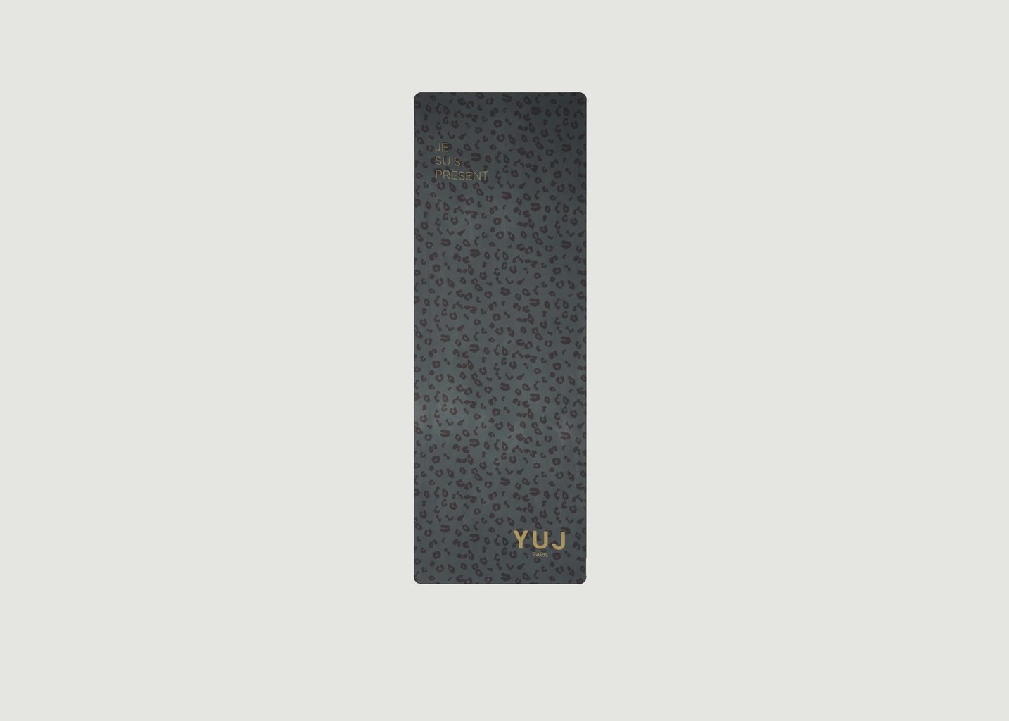 l'exception Tapis de yoga imprimé léopard Leokaki Gris YUJ Paris