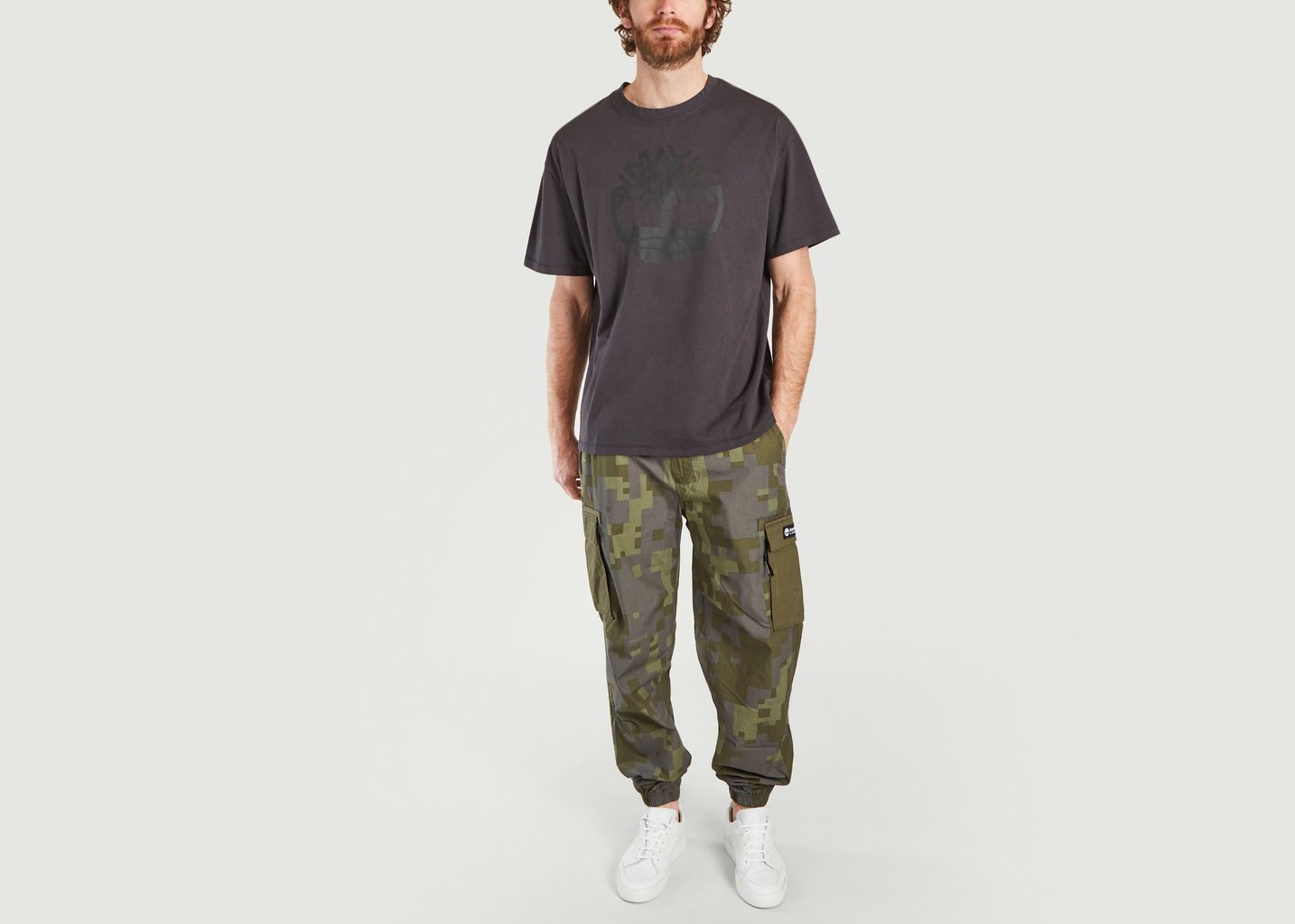 L'exception Tee Shirt à Logo Earthkeepers® Anthracite Timberland