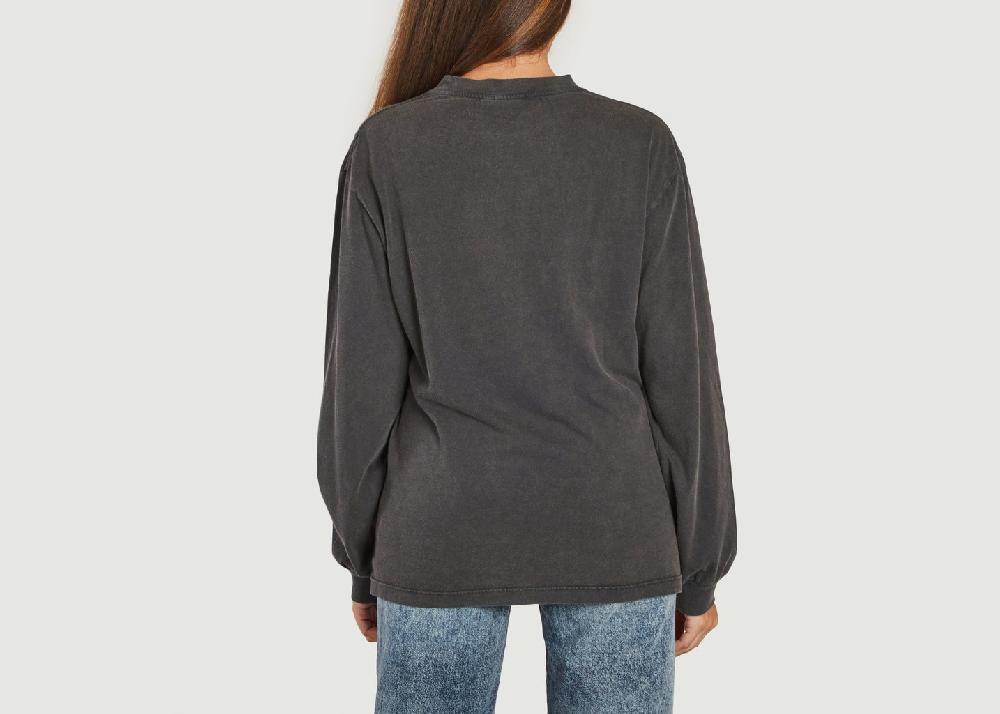 L'exception Tee Shirt Manches Longues Share Some Love Noir Carne Bollente
