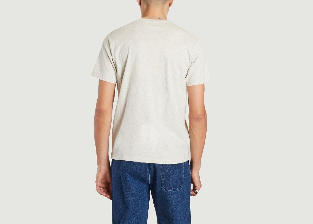 L'exception Tee Shirt Park En Coton Gris Cuisse De Grenouille