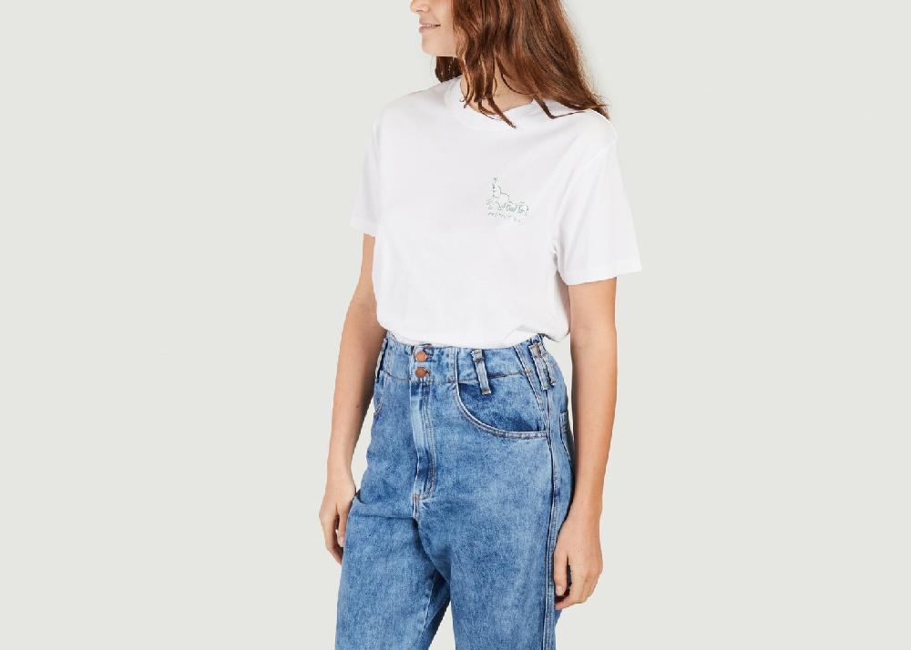 L'exception Tee Shirt Popincourt X Wildlife Blanc Maison Labiche