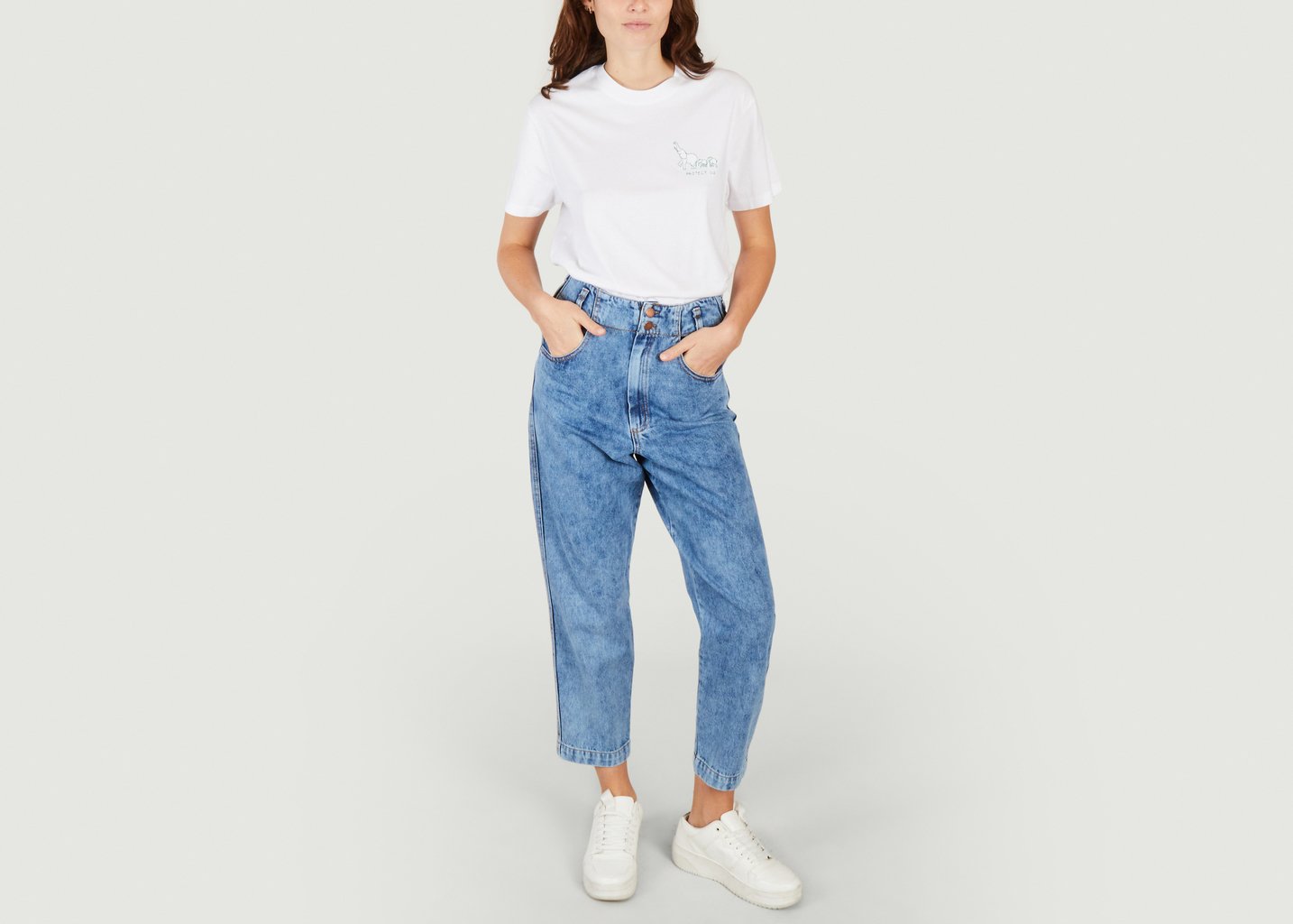 L'exception Tee Shirt Popincourt X Wildlife Blanc Maison Labiche