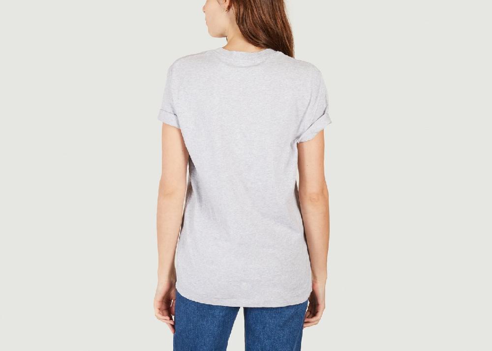 L'exception Tee Shirt Popincourt X Wildlife Gris Léger Maison Labiche