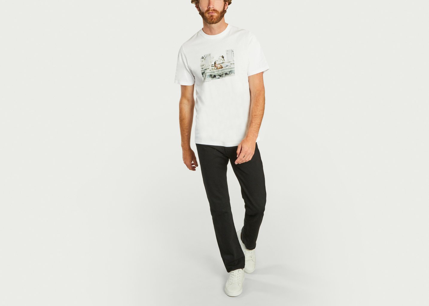 L'exception Tee Shirt Sami Brett Lloyd Ragazza Blanc Wood Wood