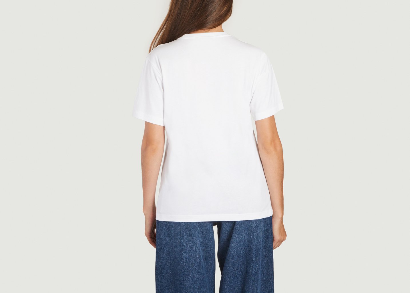 L'exception Tee Shirt Stay Curious Blanc Carne Bollente