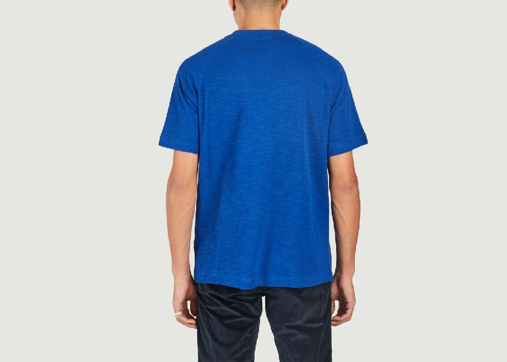 L'exception Teeshirt Oversize à Manches Courtes Bleu Knowledge Cotton Apparel