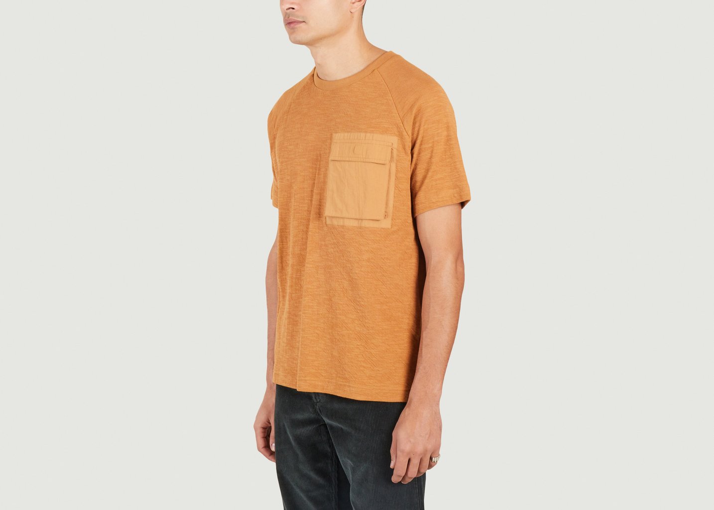 L'exception Teeshirt Oversize à Manches Courtes Miel Knowledge Cotton Apparel