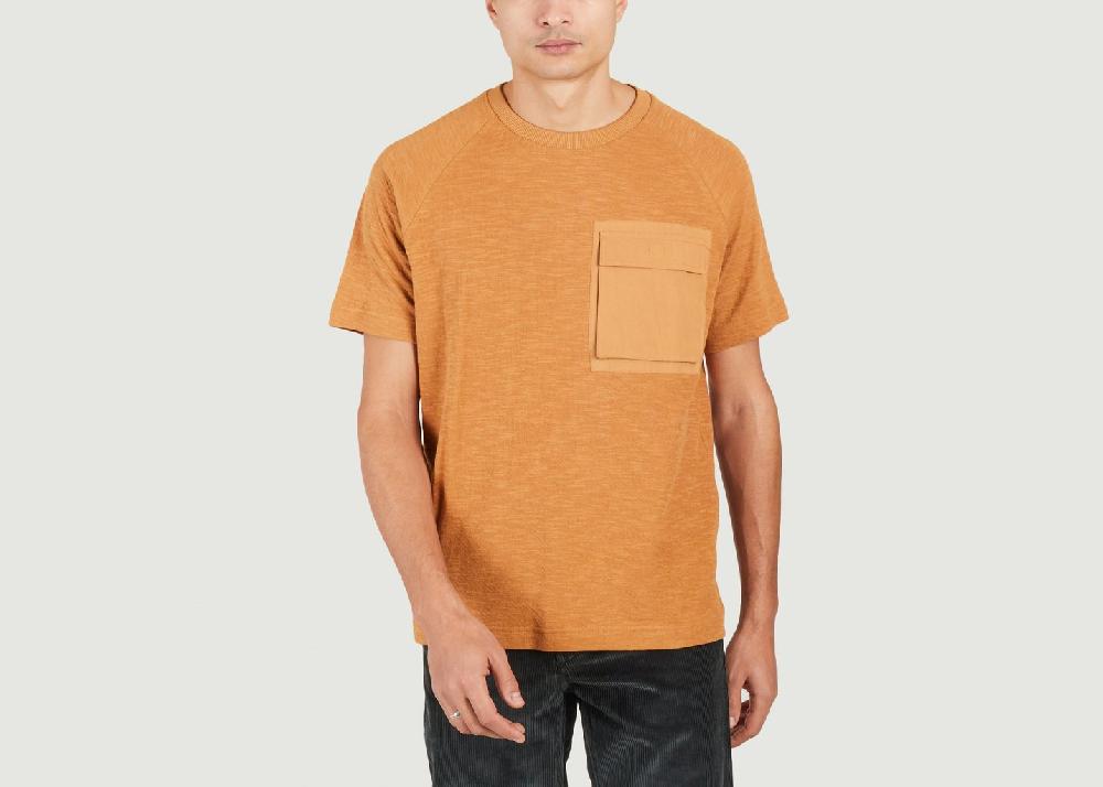 l'exception Teeshirt oversize à manches courtes Miel Knowledge Cotton Apparel