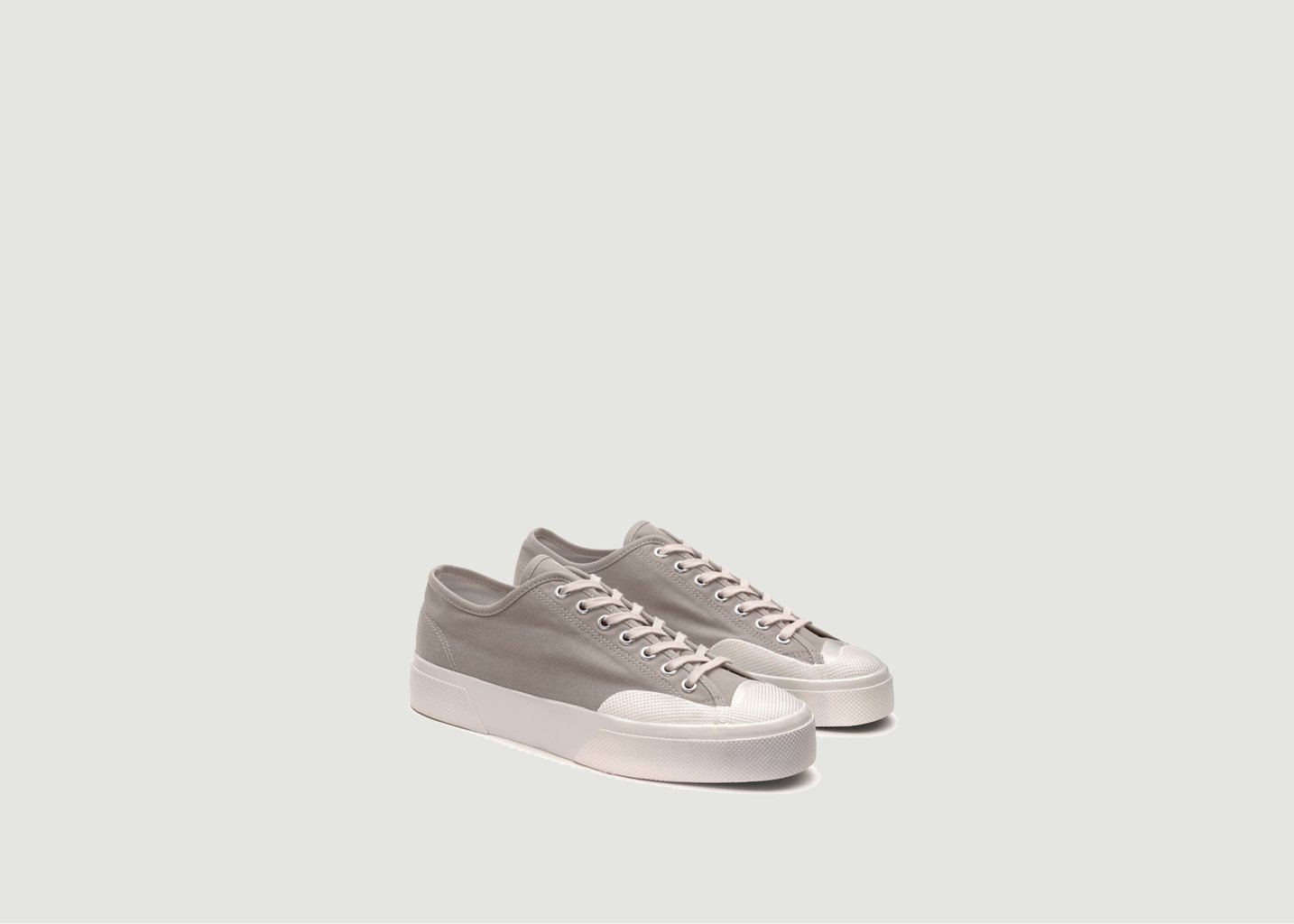 L'exception Tennis Basse En Coton Artifact Selvedge Duck Taupe Superga