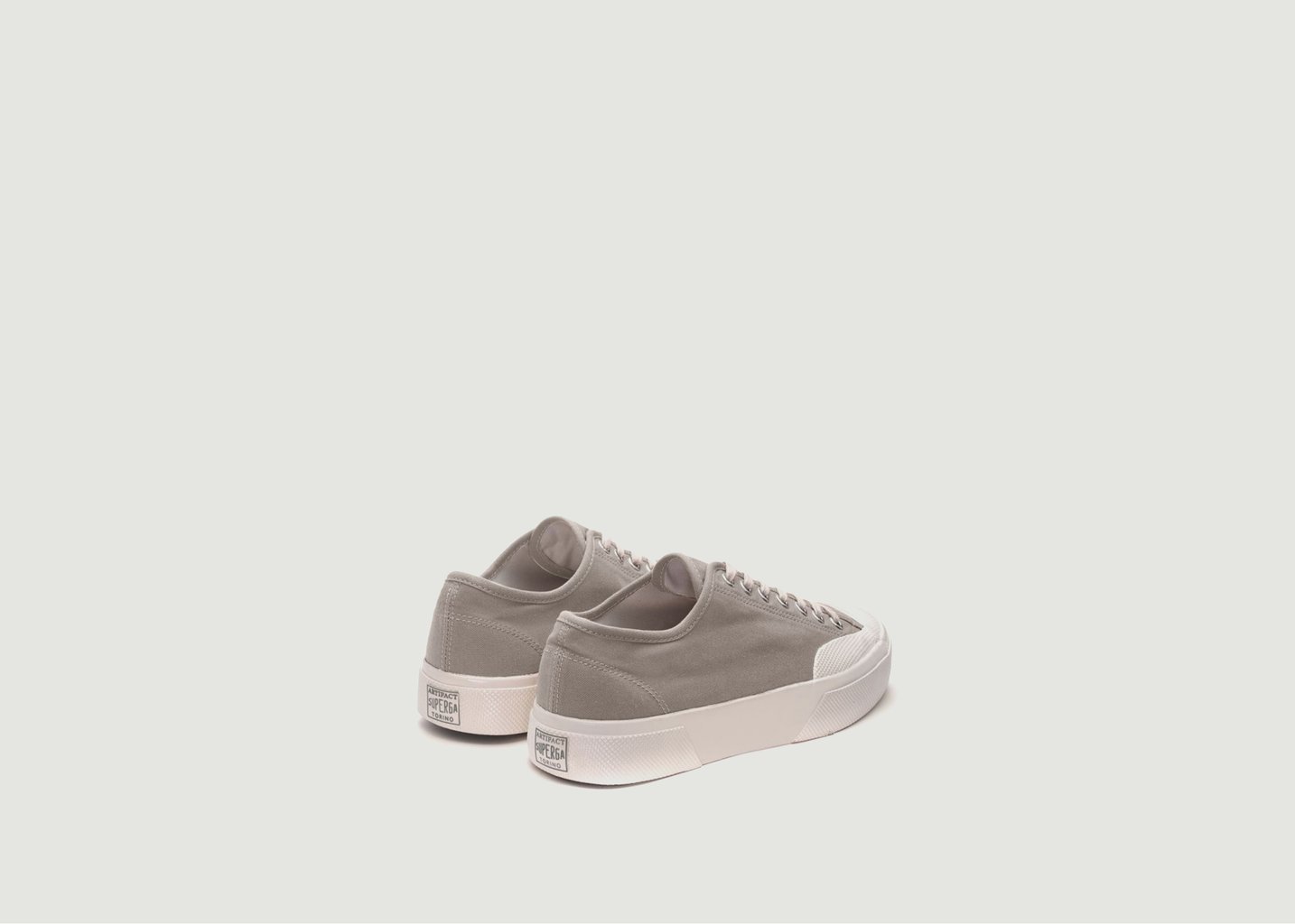 L'exception Tennis Basse En Coton Artifact Selvedge Duck Taupe Superga