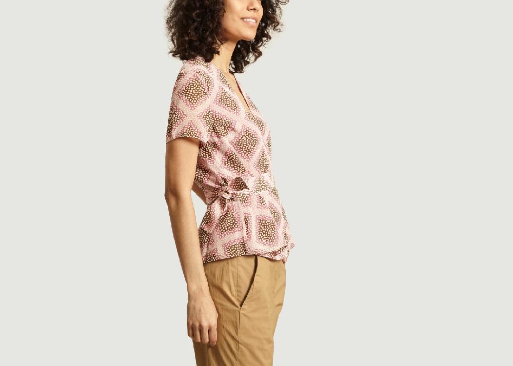 L'exception Top Cache Coeur Manches Courtes Klea Rose Samsoe & Samsoe
