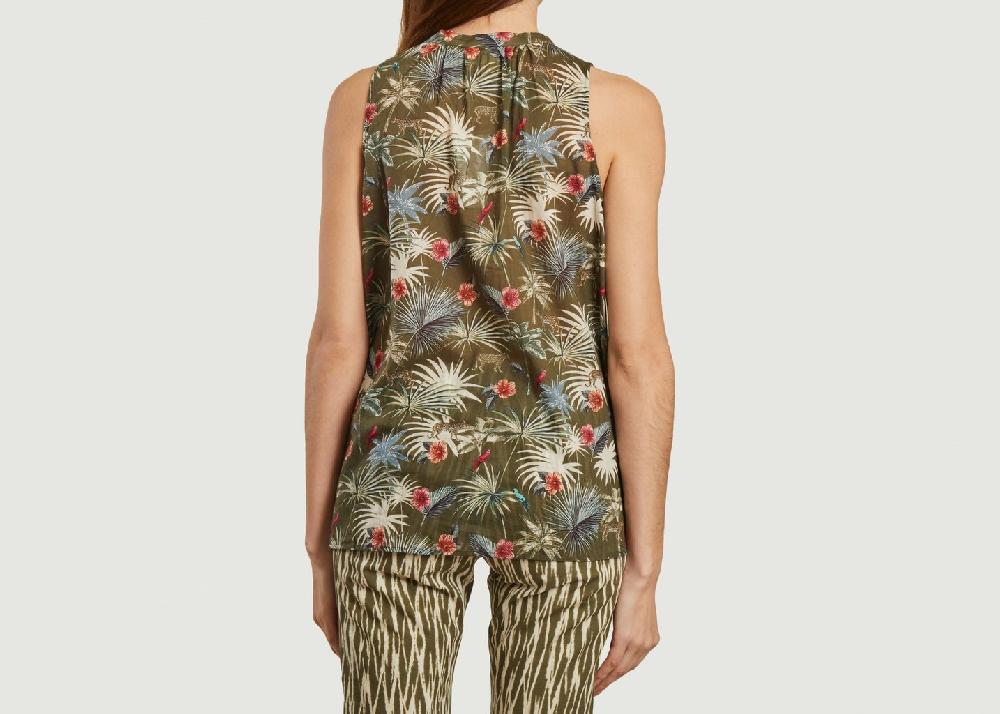 L'exception Top Horna Imprimé Hawaii Army Khaki Hartford