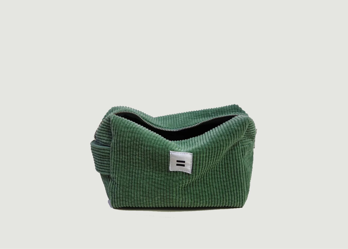 L'exception Trousse De Toilette Vert Foncé Côtelé Paris