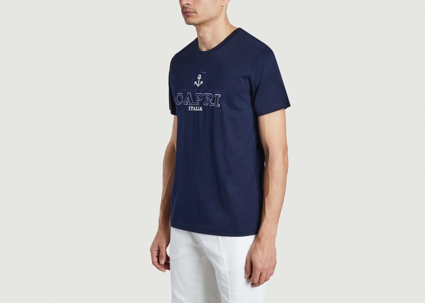 L'exception Tshirt Capri Anchor Bleu Marine Harmony