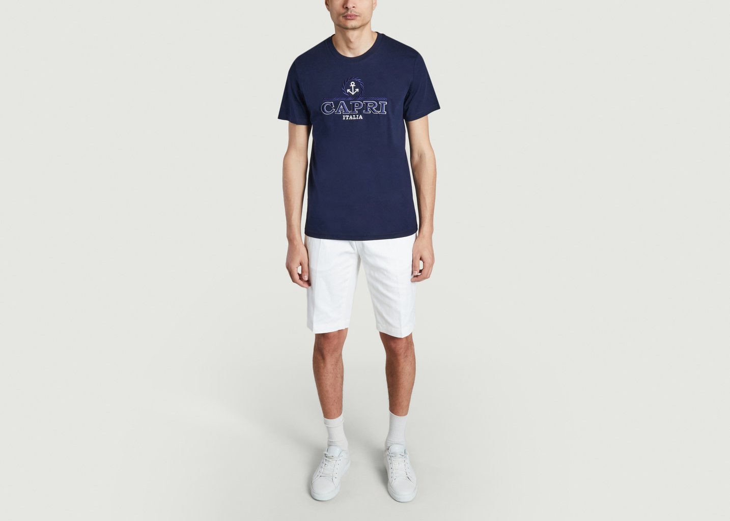 L'exception Tshirt Capri Anchor Bleu Marine Harmony
