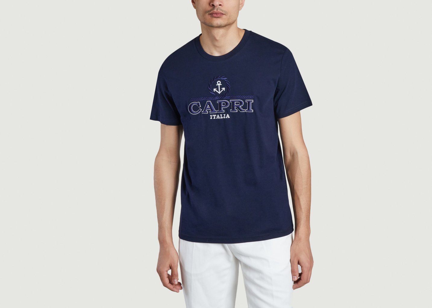 l'exception Tshirt Capri Anchor Bleu Marine Harmony